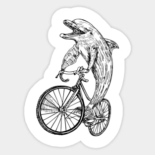 SEEMBO Dolphin Cycling Bicycle Bicycling Riding Biking Bike Sticker